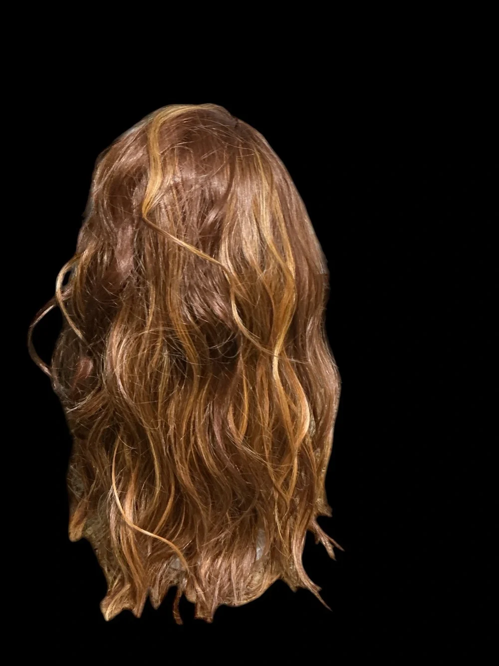 CSC Blondchell Golden Copper.Women's Long Wavy Synthetic Hairpiece